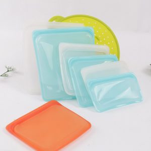 Riciclabile Biodergadable fresco sigillato congelatore sacchetto di silicone a prova di perdite